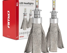 Комплект LED Крушки Amio за фар AMIO RS H1 - 50W 7000 Lm + 200% по-ярка светлина01081/71770 1кт. Комплект LED Крушки Amio за фар AMIO RS H1 - 50W 7000 Lm + 200% по-ярка светлина01081/71770 1кт.
