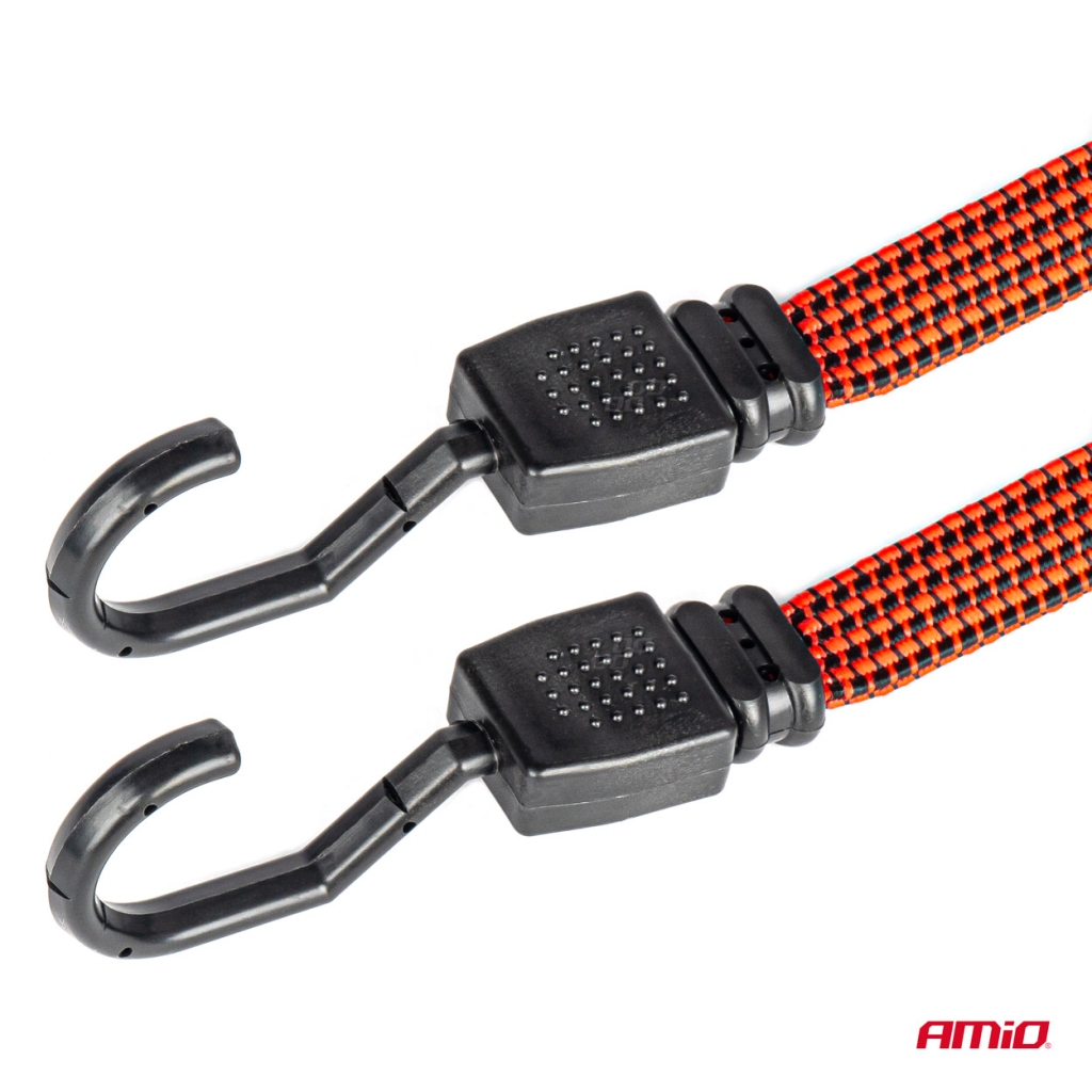 Еластично плоско гумено въже за закрепване на багаж 80 см BSTRAP-15 AMIO-03303