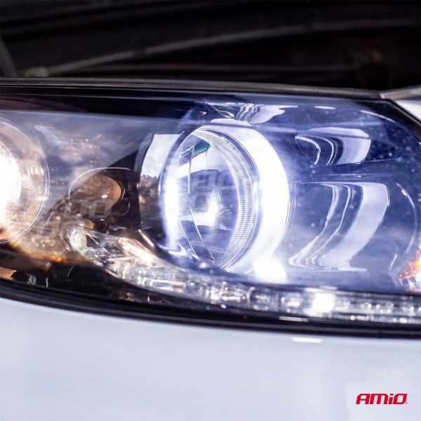 Автомобилни LED крушки PL Lens series H7/H18 lens 6000K Canbus AMIO-03668 1кт.